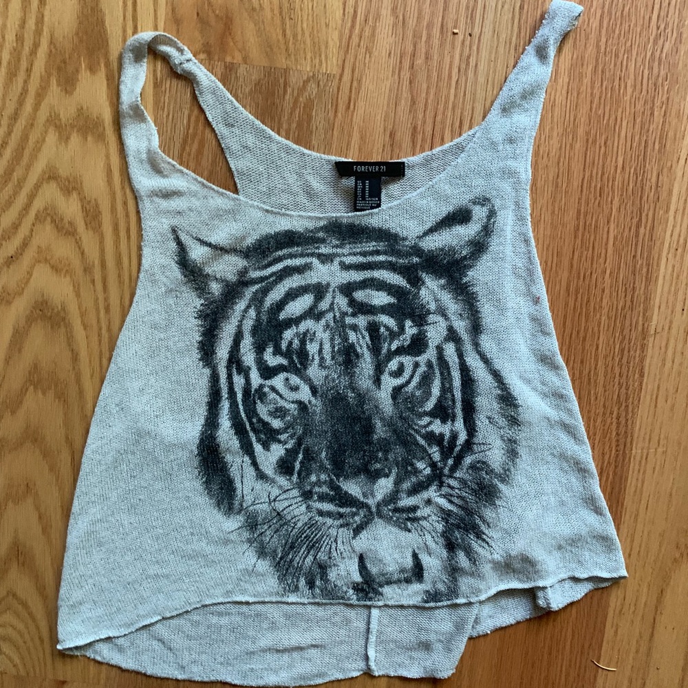 Forever 21 Tiger Tank Top